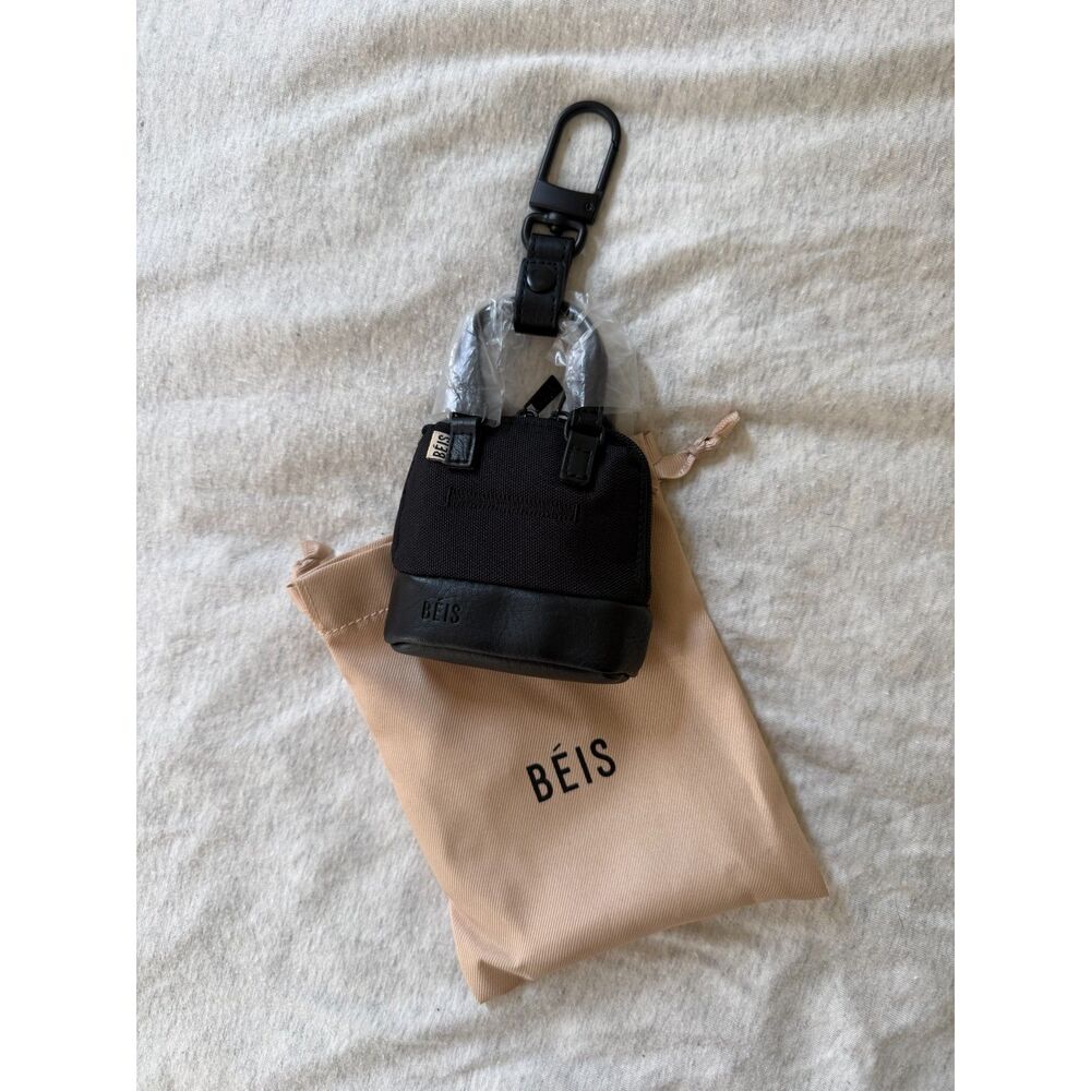 BEIS The Micro Weekender Charm in Black